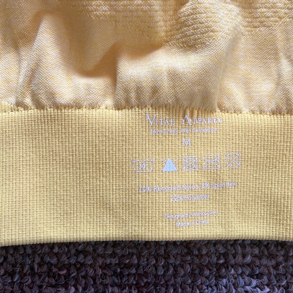 Vitae Yellow Sports Bra - Picture 6 of 6